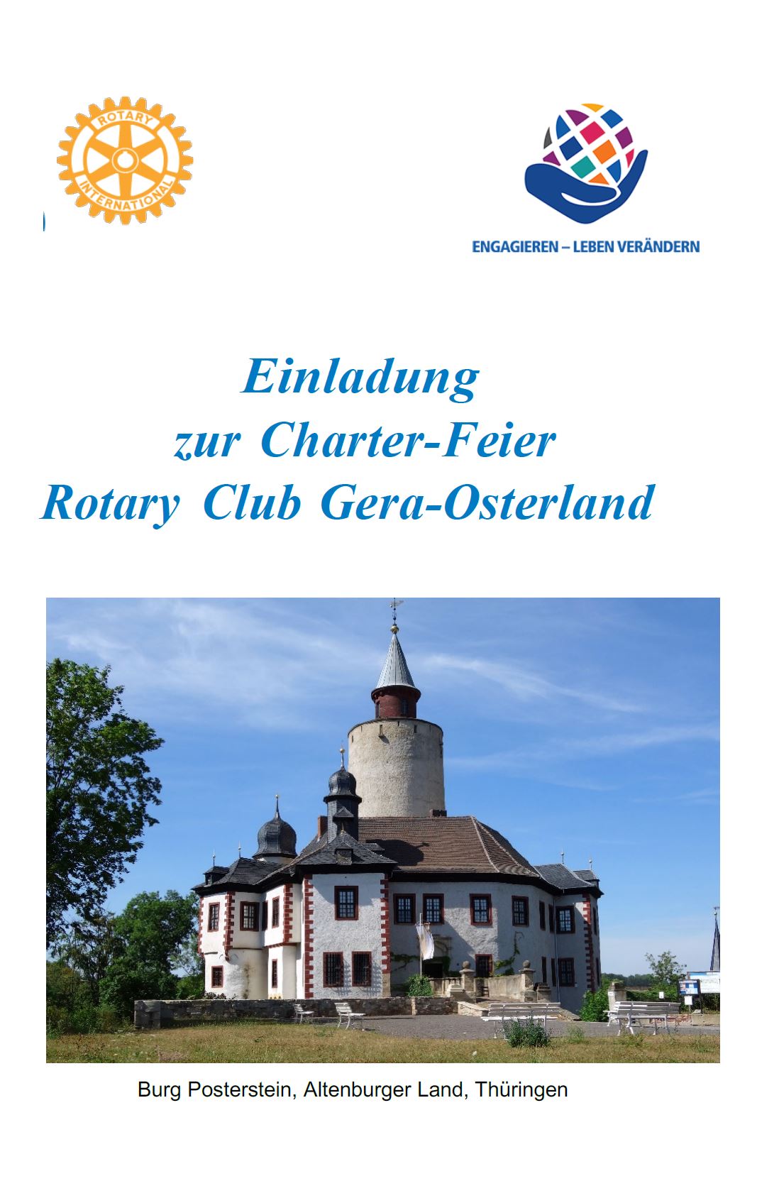 Einladung Charter RC Gera Osterland 1