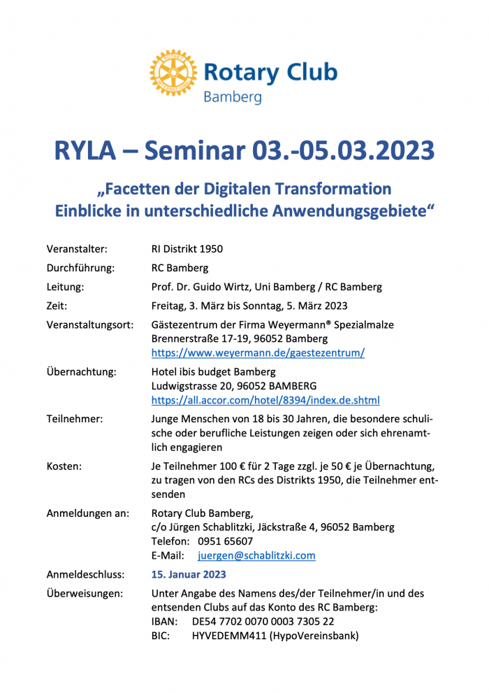 rc bamberg ryla seminar 032023 übersicht