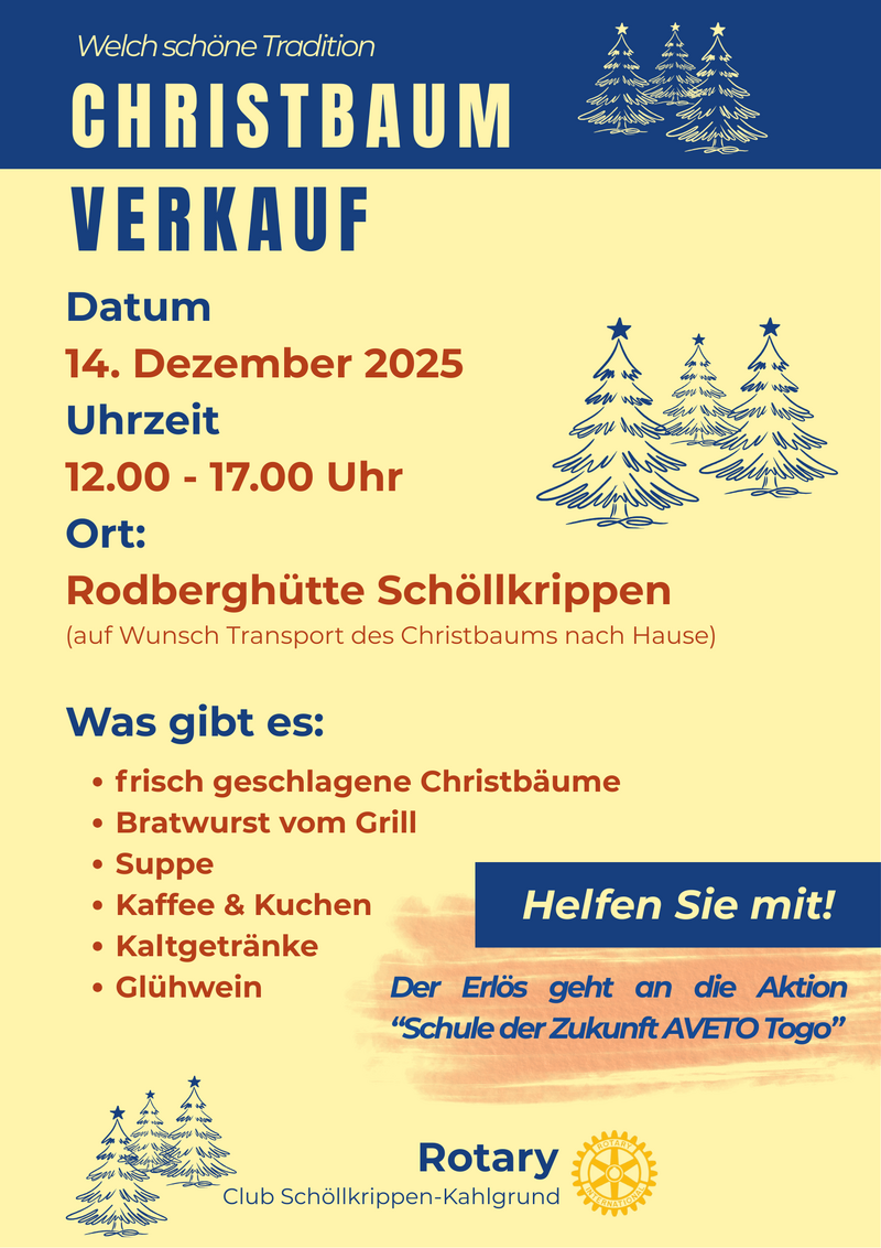 rc schoellkrippen christbaumverkauf 2025